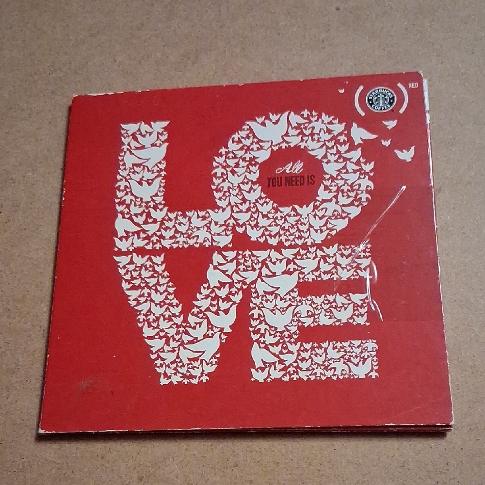 Starbucks Red Love Design CD